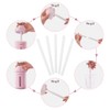 Palitos de algodón de filtro, 10 paquetes Mini portátil de