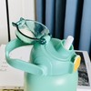 850ml Insulated Water Bottle Large Capacity with Bounce Cap Straw