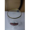 Stella Artois Belgium Glass 40cl With Gold Rim 600 Years