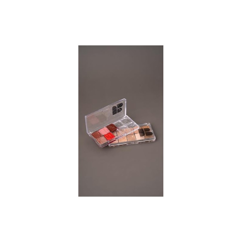 Makeup Palette Pro Paleta Vacía de Maquillaje Transparente con 10