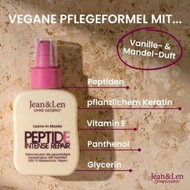Jean & Len Leave-In Hair Mask Peptide Bond Repair Vegan 100ml
