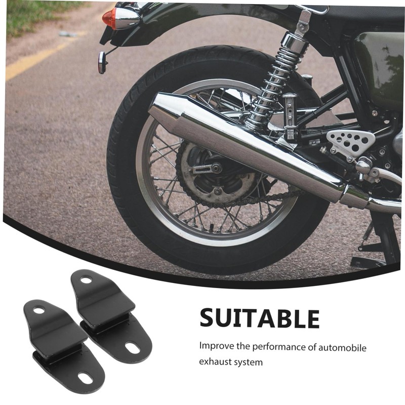 GLEAVI Motorcycle Exhaust Tube Holder Bracket for Secure Fitment Quick