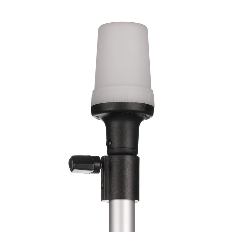 attwood 5610-48-7 Telescoping Pole Light, All-Around Light, Height-Adjustable 26-42 inches,