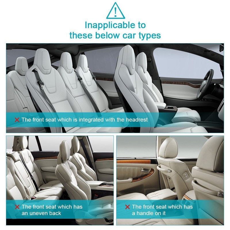 Oasser Oasser Kick Mats Car Backseat Protector 2 Pack Car
