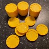 30mm x 5mm Plastic Stacking Counters pack of 25 (Yellow)