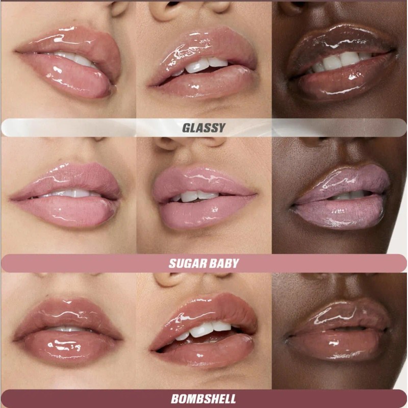 Huda Glossiest Gloss Mini Kit - Faux Filler Extra Shine
