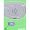 Ammonite Cute Dinosaur Silicone Night Light Alarm Clock