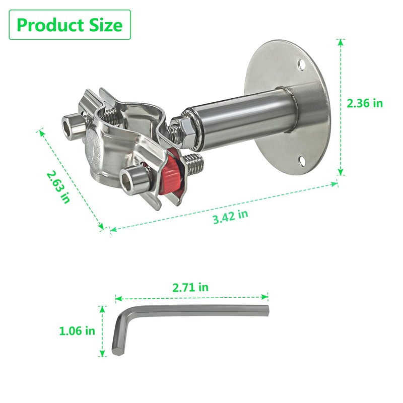 Svaitend 2 Pcs Wall Mounted Single Wine Rack, Metal Wine