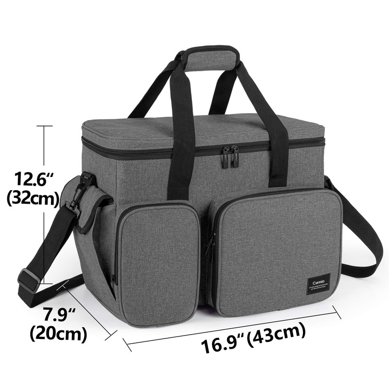 CURMIO Sewing Machine Bag, black, Modern