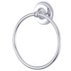 Kingston Brass BA314C Classic Towel-Ring, 6-Inch, Polished Chrome