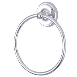 Kingston Brass BA314C Classic Towel-Ring, 6-Inch, Polished Chrome