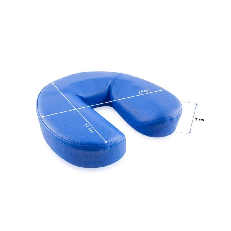 QUIRUMED Horseshoe Shape Face Cushion 29 x 7 cm White