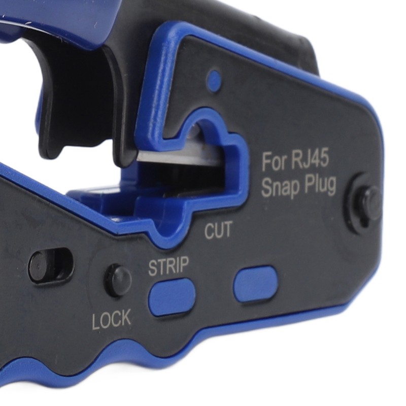 Pass Through Ethernet Crimper RJ45 CAT6 Through Hole Pass Through