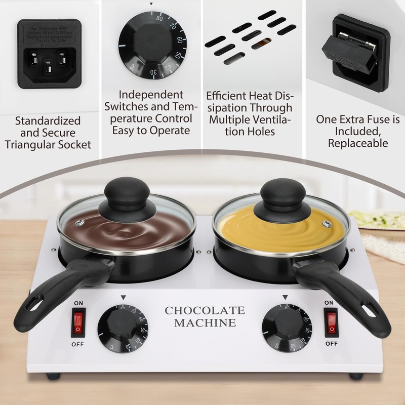 Chocolate Melting Machine Electric Heating Chocolate Tempering Machine Melting Pot