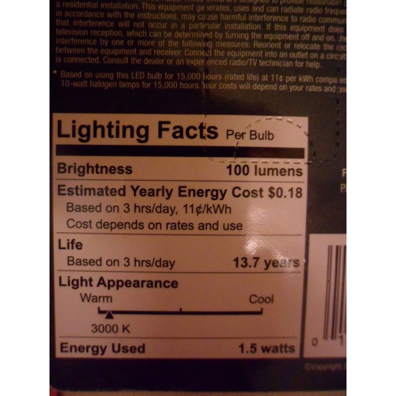 Feit 10W Replacement Wedge Long Life LED Landscape Light Bulb