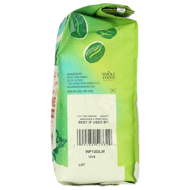 Whole Foods Market, Organic La Mesa Whole Bean Coffee, Medium-Light