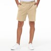 Mens Casual Khaki Golf Shorts 7 Inch Inseam Regular Fit