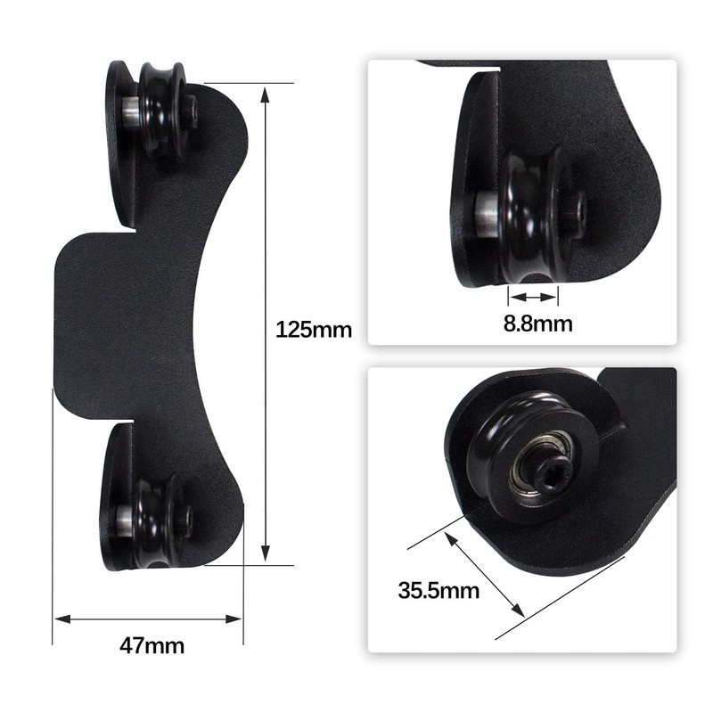 Iverntech 1 Set 3D Printer Filament Holder, Bearing Design Filament
