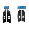 Rear bumper with ABS black body scratch protection cover decorative