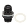 Fuel Cell Bulkhead Fitting with PTFE Washer Black Anodized 6061‑T6
