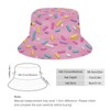 Candy Sprinkles Pink Donut Glaz Bucket Hat for Men Women