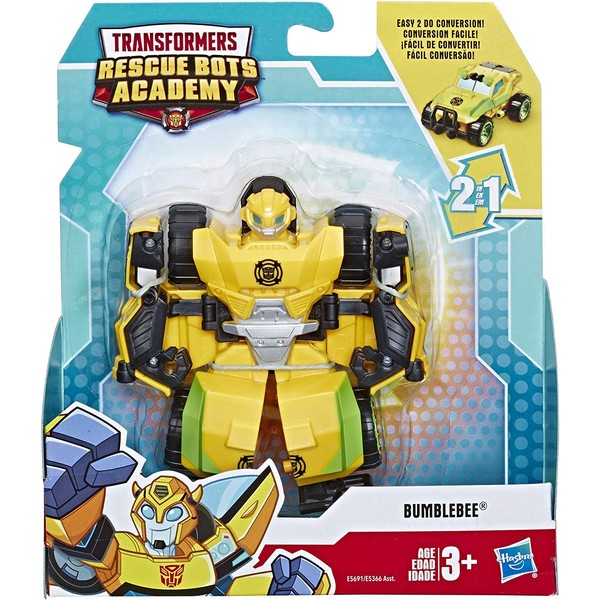 Transformers Rescue Bots Academy Bumblebee Rock Crawler 4.5" Toy Converting Action Figure