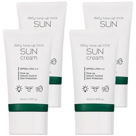 Partner_Reference Pretty Daily Tone Up Cica Sun Cream SPF50+ PA+++ 50ml 4pcs / 프레티 데일리 톤업 시카 선크림 SPF50+ PA+++ 50ml 4개