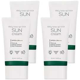 Partner_Reference Pretty Daily Tone Up Cica Sun Cream SPF50+ PA+++ 50ml 4pcs / 프레티 데일리 톤업 시카 선크림 SPF50+ PA+++ 50ml 4개