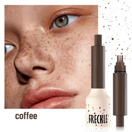 Five-Point Freckle Pen – Waterproof, Quick-Dry & Gentle – For Natural Freckles or Temporary Tattoos on All Skin Types (Coffee)