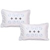 Rj Products Cotton Embroidered Pillow Covers (Set Of 6 Piece)