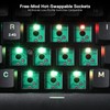 Redragon K632 Pro Teclado mecánico RGB Bluetooth/2.4Ghz/Alambrico, Ultra Low Profile,