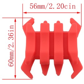 CHENJIN Archery Bow Limb Dampener 2PCS Red Archery Rubber Bow Limbs Vibration Damper Dampener Stabilizer Silencers for Compound Bow Hunting Target Outdoor Shooting