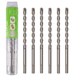 HLOFIZI 1/2" x 8" SDS Plus Hammer Masonry Drill Bits Carbide Tipped for Concrete, Brick, Block, Stone, 6 Pack