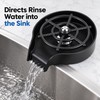 Glass Rinser for Kitchen Sink – Press-Activated Cup Washer with