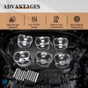 VeloBoost 06E107065CF 6pcs Pistons & Rings Set Fit for A6