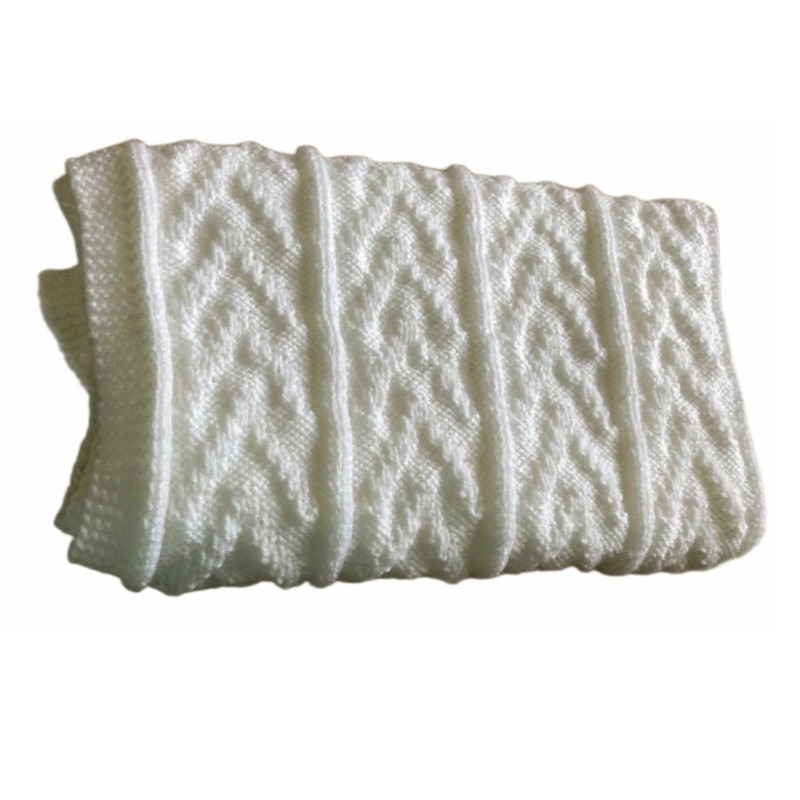 Knitting Patterns for Baby Blankets x 2, Building Blocks &