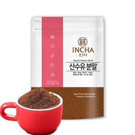 Incha 국내산 산수유 산수유열매 가루 분말 200g Domestic Sancheong Cornus Fruit Powder 200g