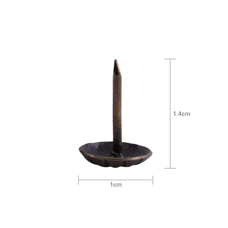 Qiilu [100 pieces] Push Pins, Push Tacks, Iron Pins Clips,