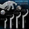 Sunluway Adjustable Pin Spanner Wrench Tool Set, 9 Pack C