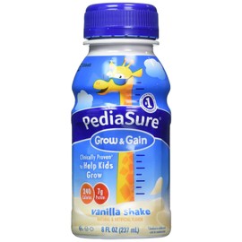 PediaSure Grow & Gain Kids' Nutritional Shake Vanilla Ready-To-Drink Bottles, 24