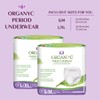 Organyc - Certified Organic Cotton Disposable Period Underwear for Sensitive
