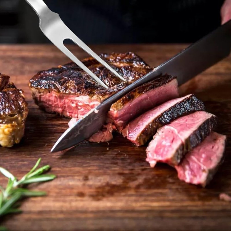 Begatter Meat Forks, Two Prong Large Forks for Cooking Kitchen