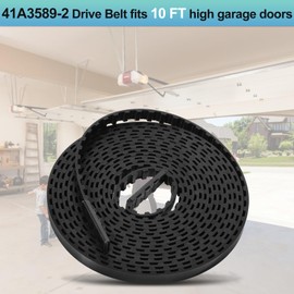 Vanesa 41A3589-2 Garage Door Openers Belt, 10ft Height Garage Door Belt Length 303" Can Replaces Chamberlain Belt Assembly, liftmaster Belt