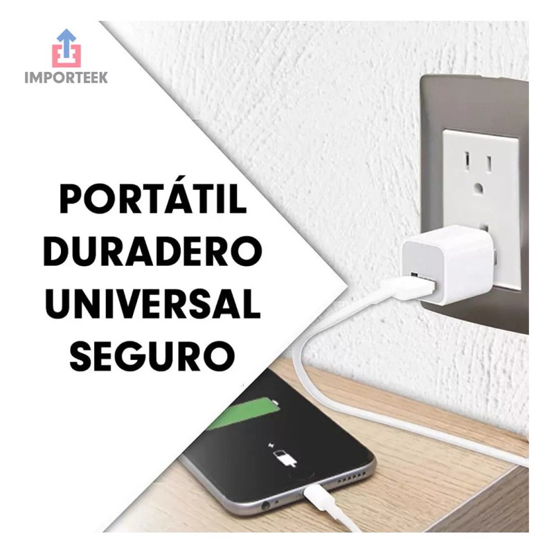 Importeek 5pz Cargador Adaptador Usb Portatil Pared Universal Celular