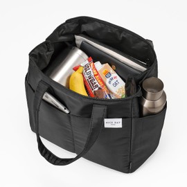 Iwasaki Industry LF-579 BK Handbag, Insulated Bag, Quick Release, 4 Pockets, Black