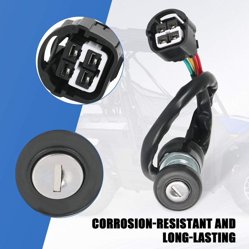 48397 Ignition Switch with Key Assembly Compatible with Massimo Buck