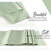 6 Pack Sage Green Table Runner Satin Table Runner, 12x72