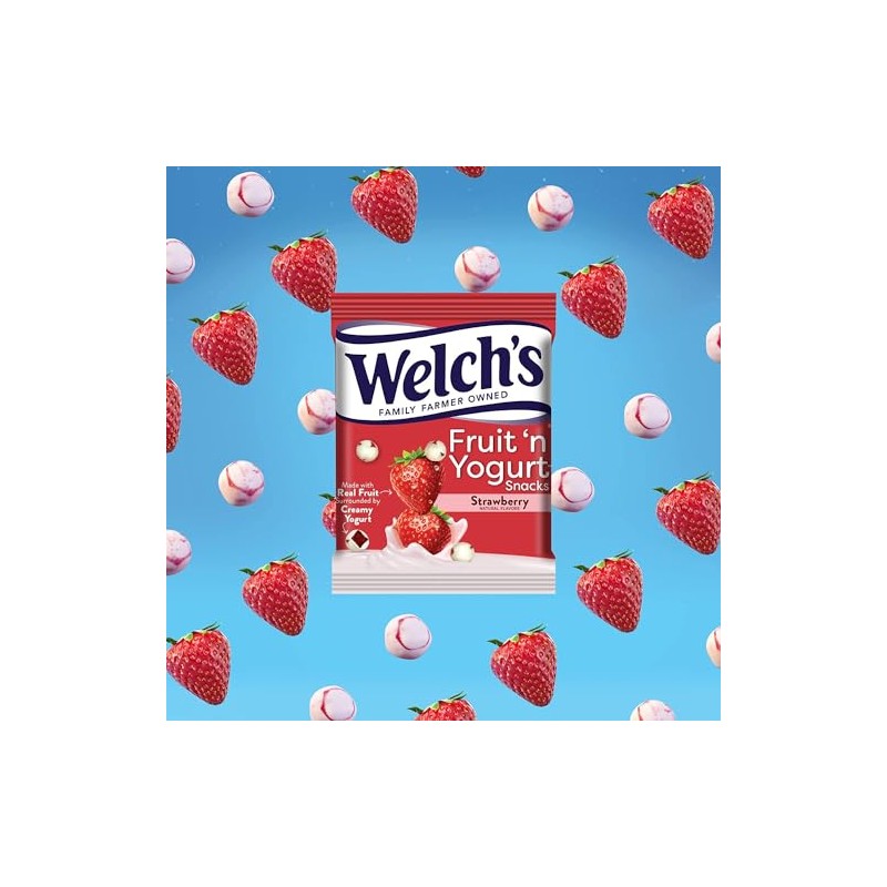 Generic Fruit Yogurt Strawberry Snacks, 8 (0.7oz) Bags per Box,