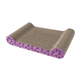 Fancy Pets Rascador de Lujo para Gato con Catnip, Cartón Corrugado No Tóxico, Tamaño Chico 41 cm