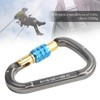 XINDA Climbing Carabiner Safety Buckle Quick Hanging D‑Type Screw Main